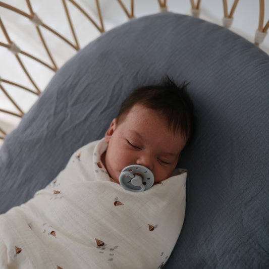 Baby Extra Soft Bassinet Muslin Crib Sheet Mushie