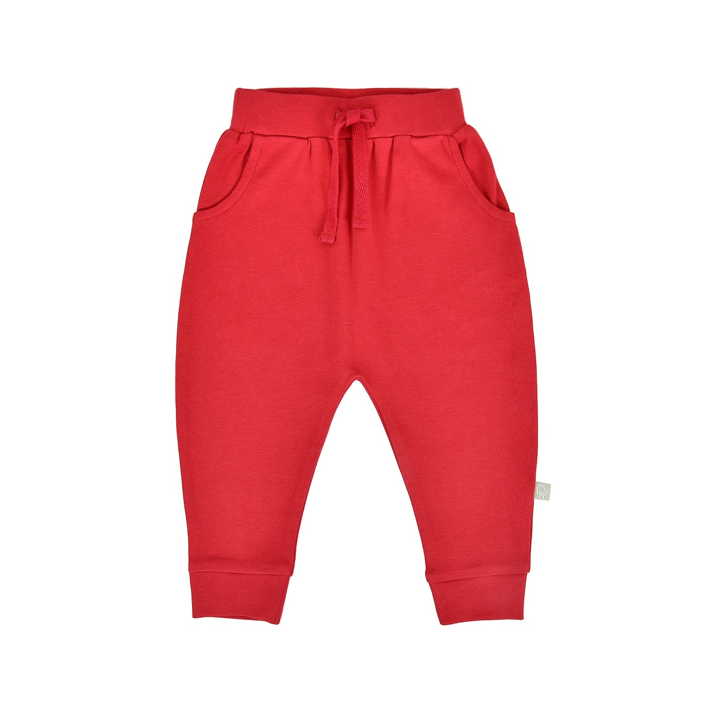Baby » lounge pants | scarlet red (100% off) finn + emma