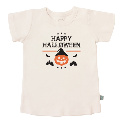 Baby graphic tee | halloween pumpkin finn + emma