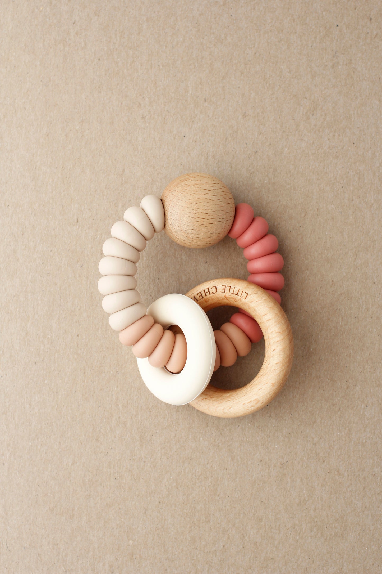 Baby Teether - Dany | Maroon littleCHEW