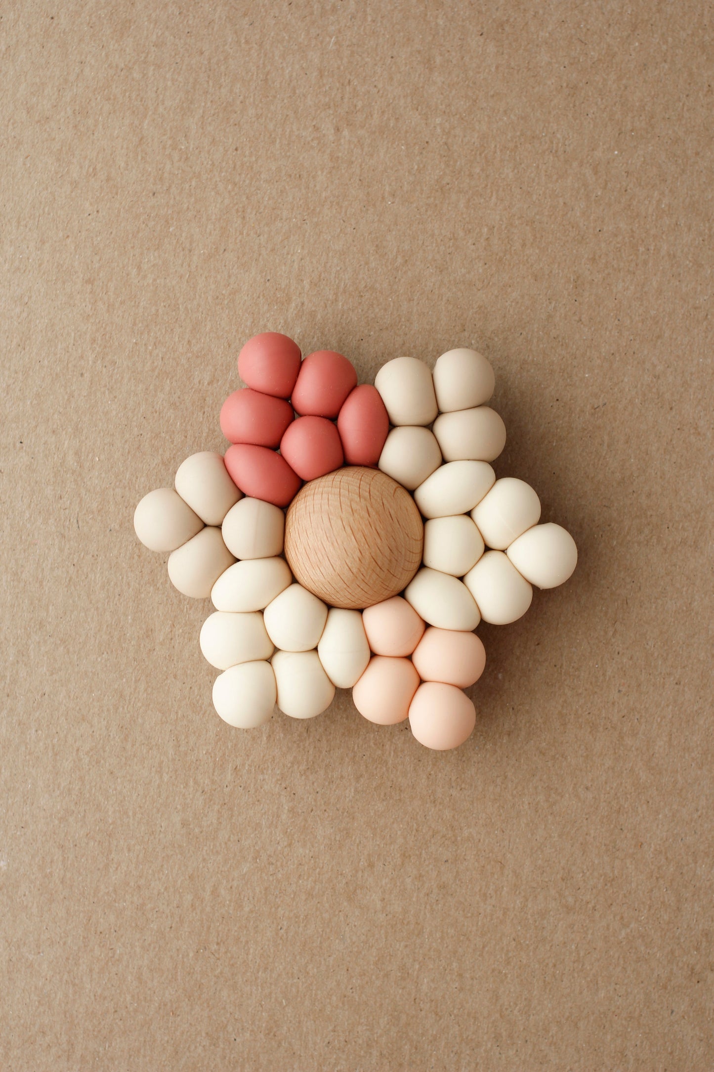 Baby Star Teether - Maroon littleCHEW