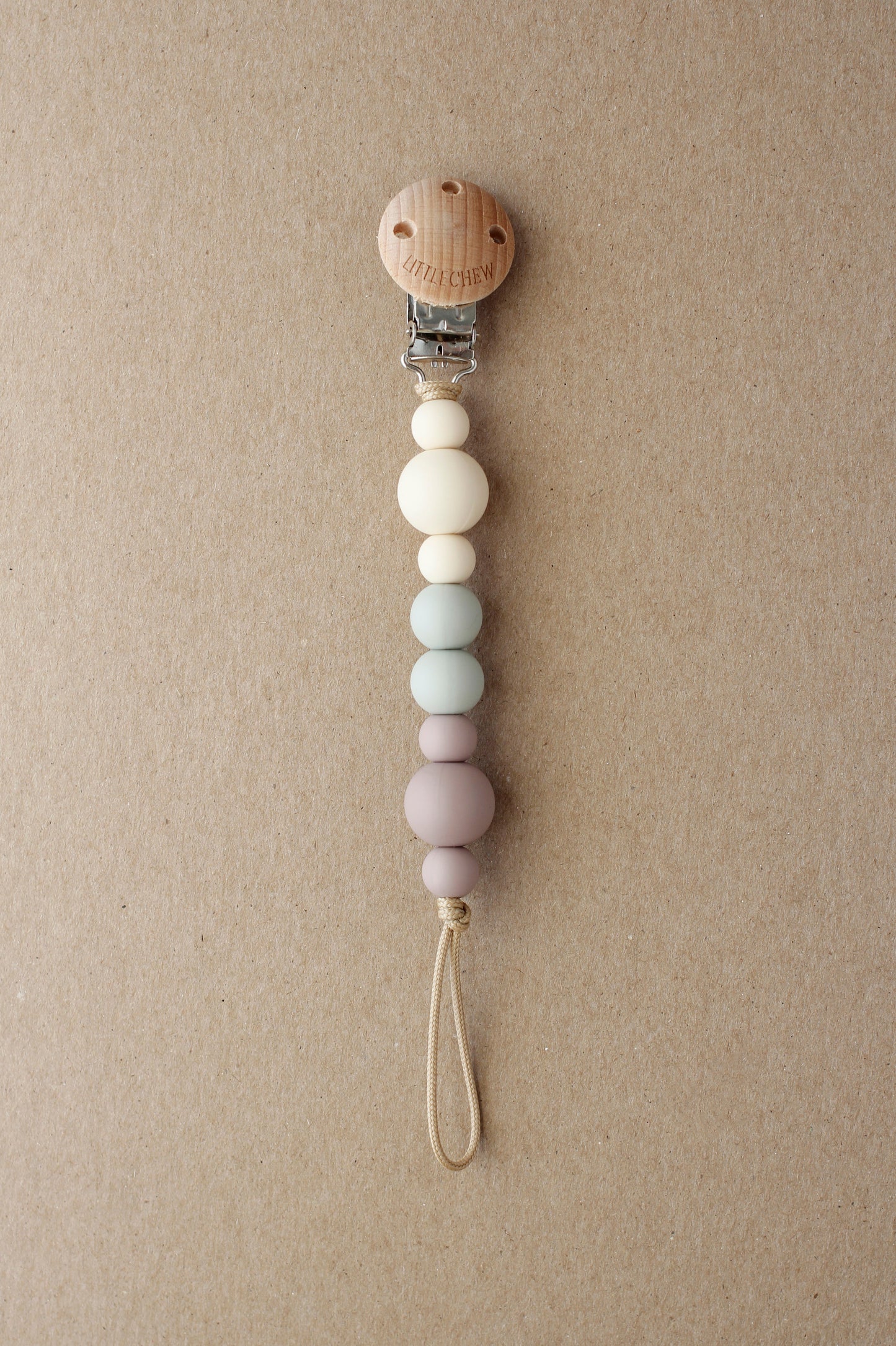 Baby Pacifier Clip - Kira | Dusty littleCHEW