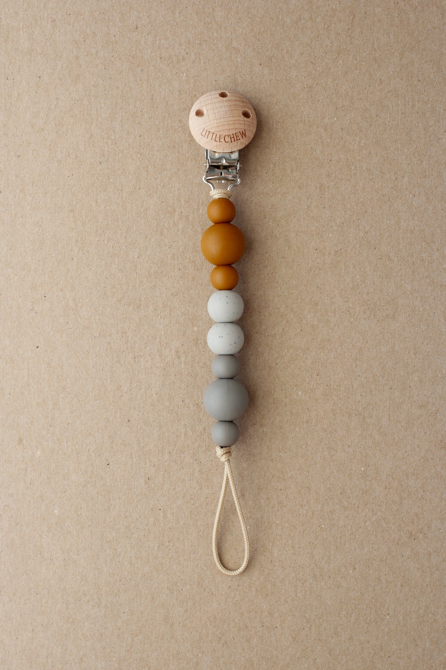 Baby Pacifier Clip - Kira | Dune littleCHEW