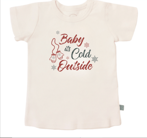Baby graphic tee | baby its cold outside finn + emma