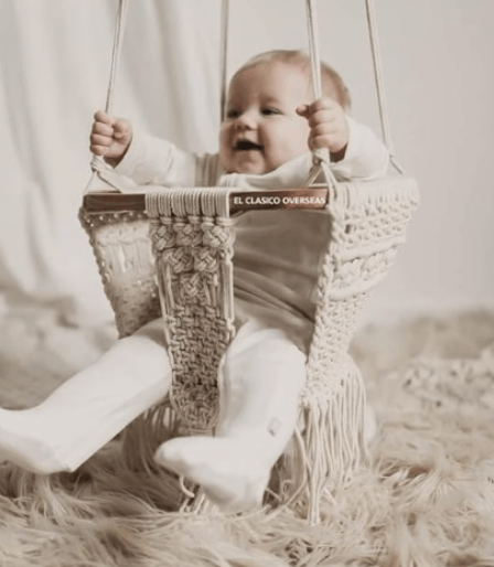 Baby boho bundle - swing & toy basket finn + emma