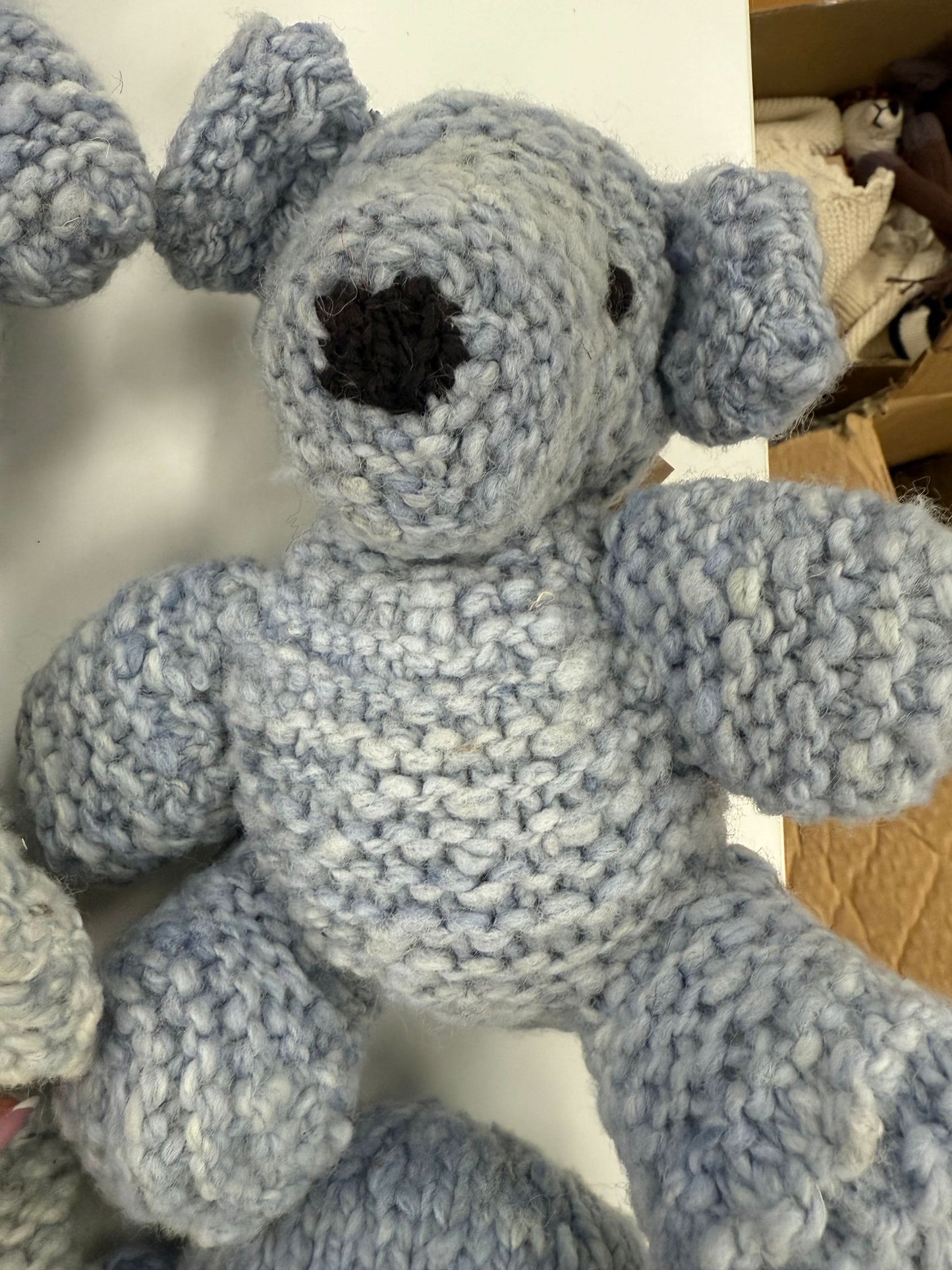 Baby Wool Knit Buddy | Zee the Blue Bear finn + emma