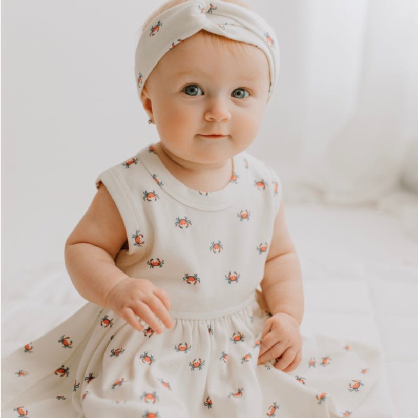 Baby tank twirl dress | crab finn + emma