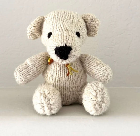 Baby Wool Knit Buddy | Vee the Cream Bear finn + emma