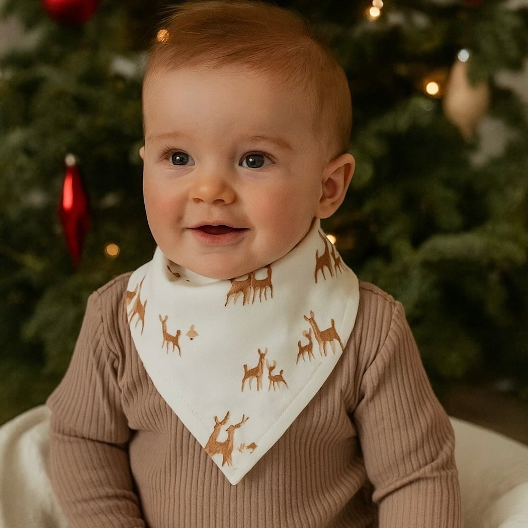 Baby kerchief bib | deer to my heart finn + emma