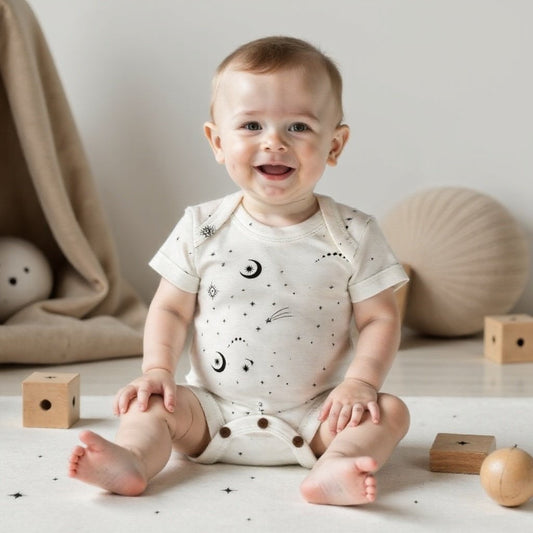 Baby lap bodysuit | celestial finn + emma