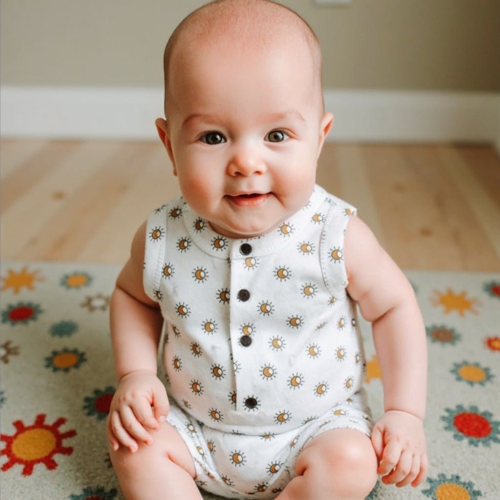 Baby tank romper | sun finn + emma