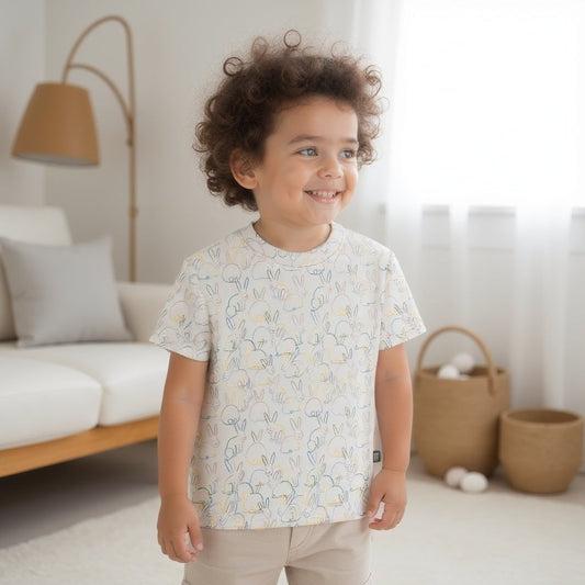 Baby Boxy Toddler Tee | bunnies finn + emma
