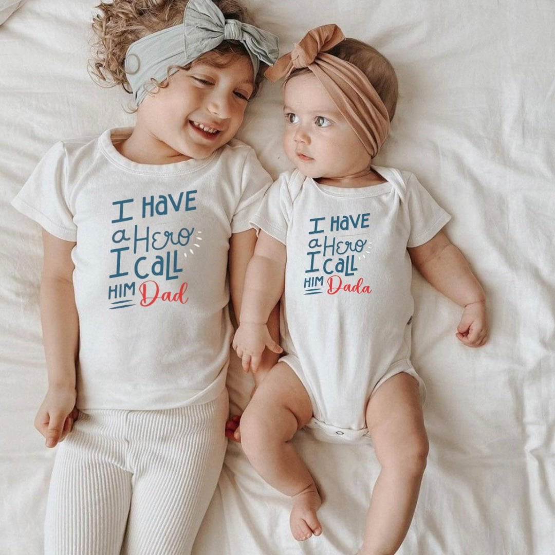 Baby graphic tee | Hero Dad finn + emma