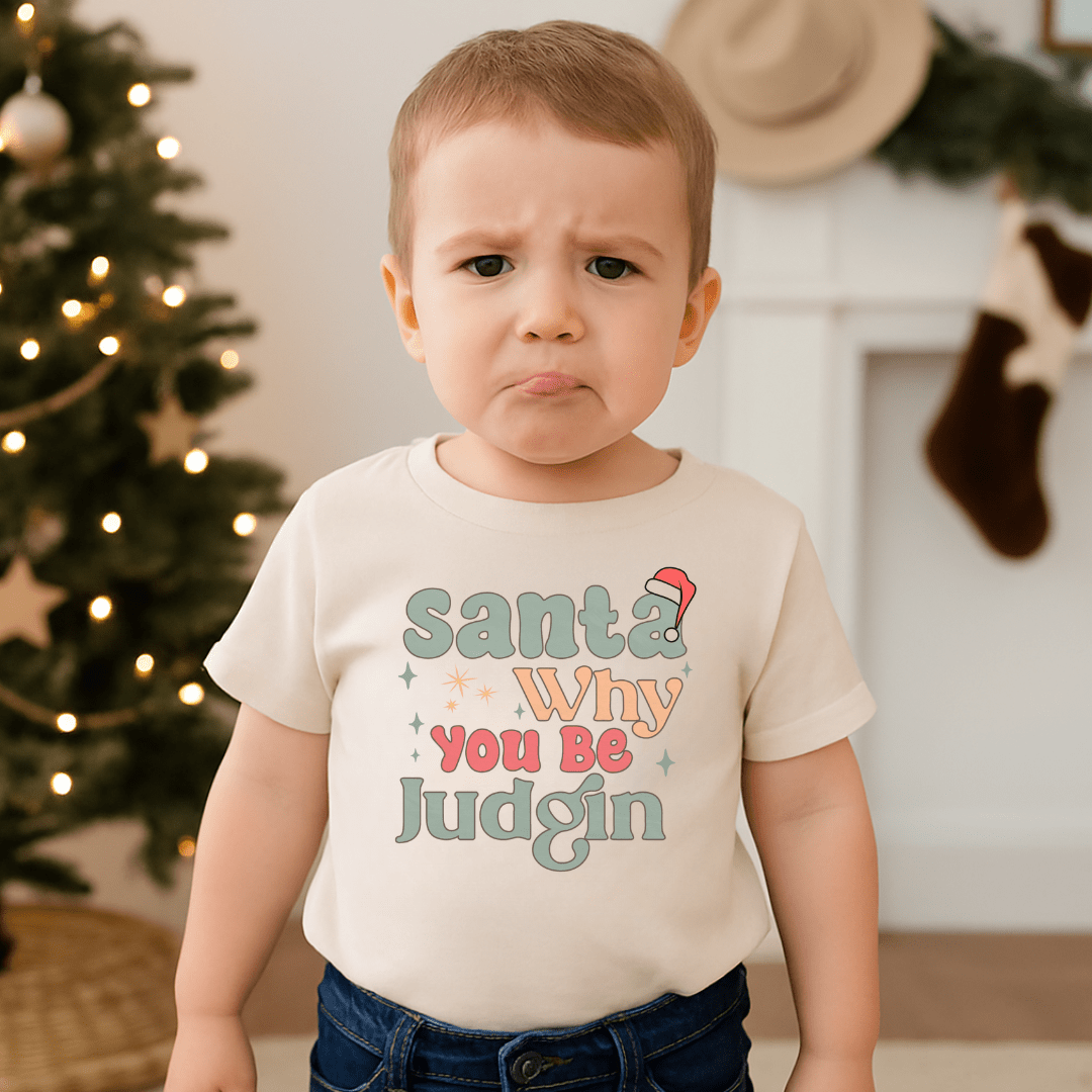 Baby graphic tee | you be judgin finn + emma