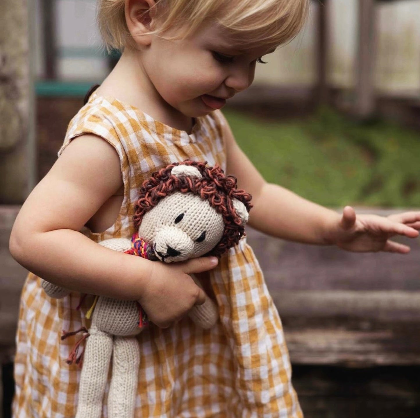Baby Wool Knit Buddy | Lionel the Lion finn + emma