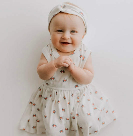 Baby tank twirl dress | crab finn + emma