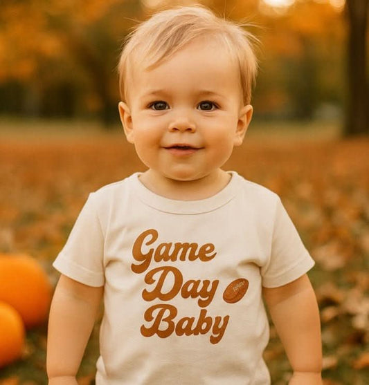 Baby graphic tee | Game Day Baby finn + emma