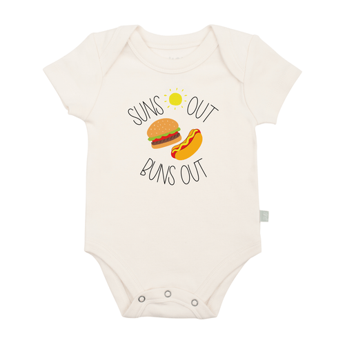 Baby graphic bodysuit | suns out buns out finn + emma