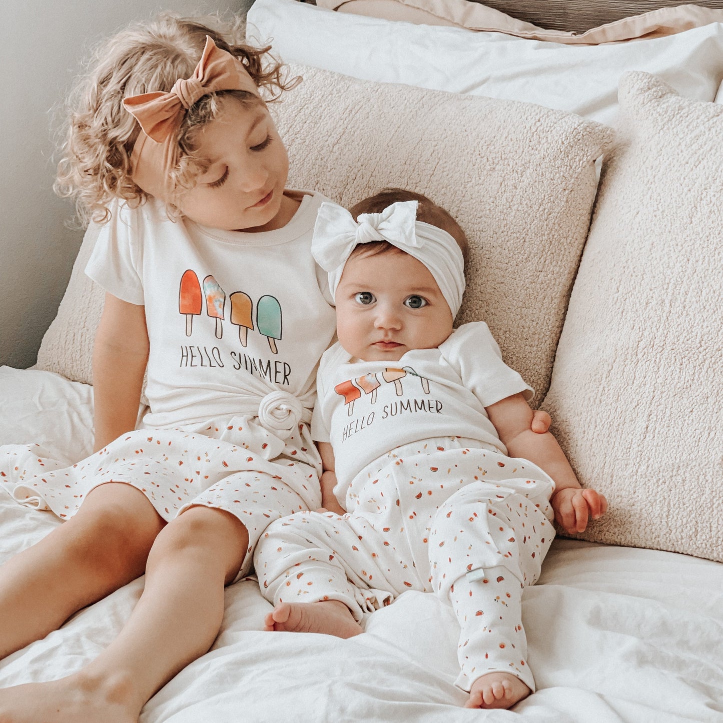 Baby graphic tee | hello summer finn + emma