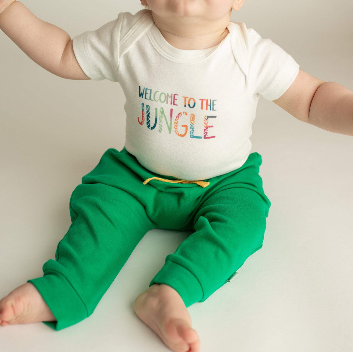 Toddler Short Sleeve Pajama Set to the Jungle 100 Organic