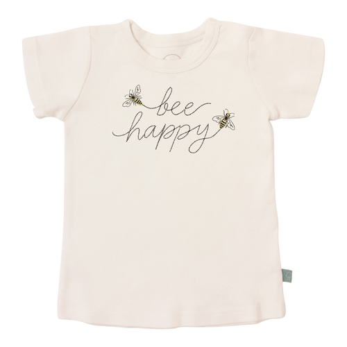 Baby graphic tee | bee happy finn + emma