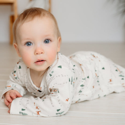 Baby footie | into the woods finn + emma