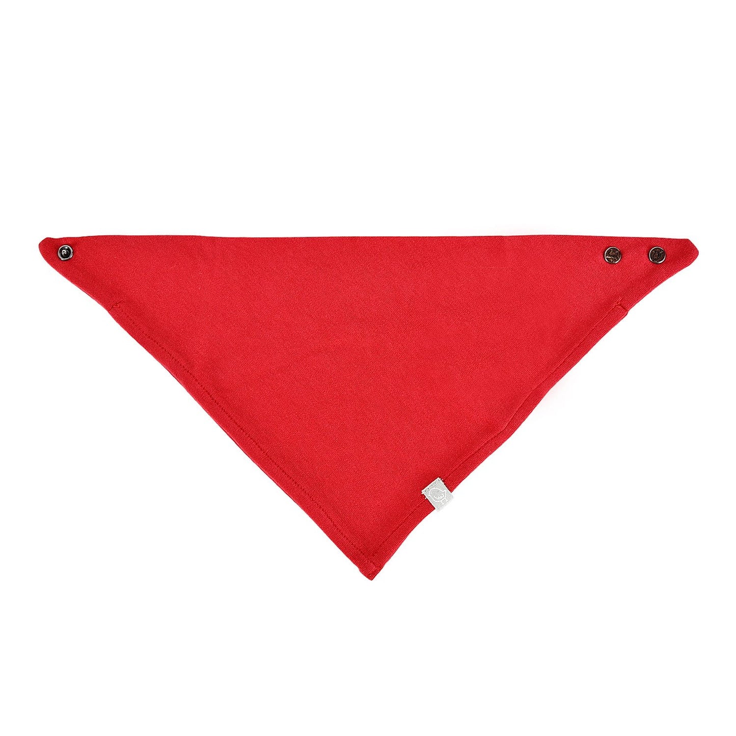 Baby kerchief bib | scarlet red finn + emma