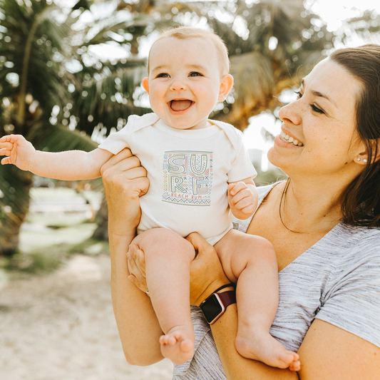 Baby graphic bodysuit | SURF finn + emma