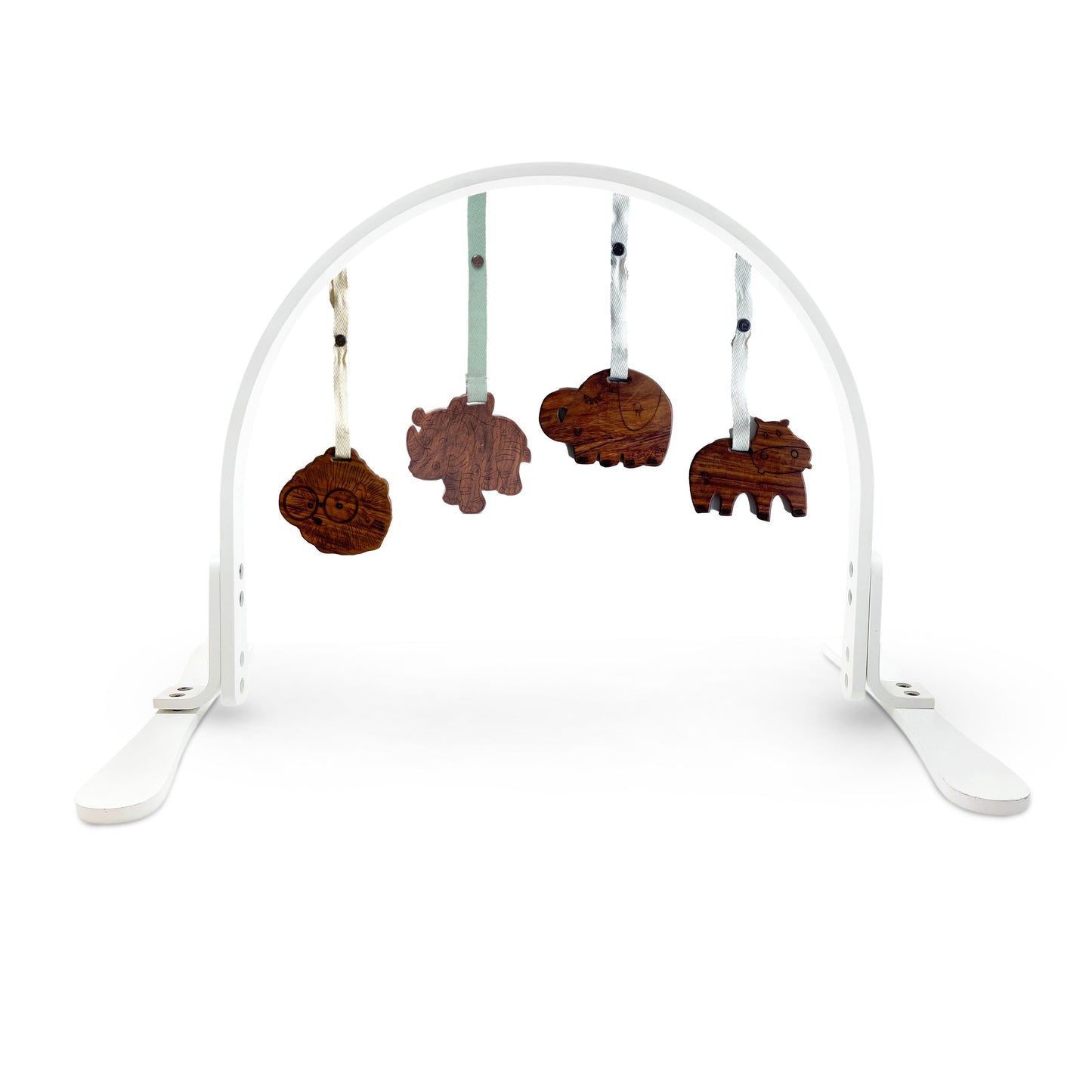Baby play gym | all wood - white jungle Finn + Emma