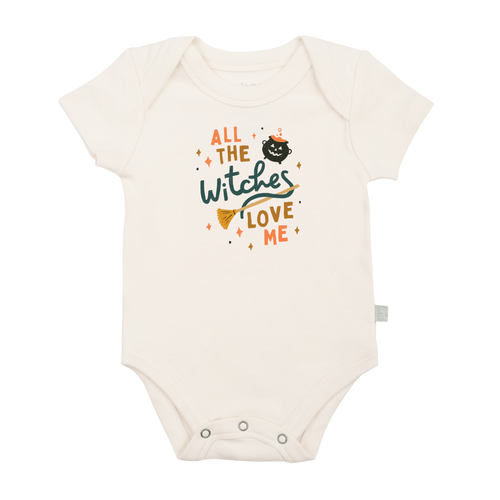 Baby graphic bodysuit | witches love me finn + emma