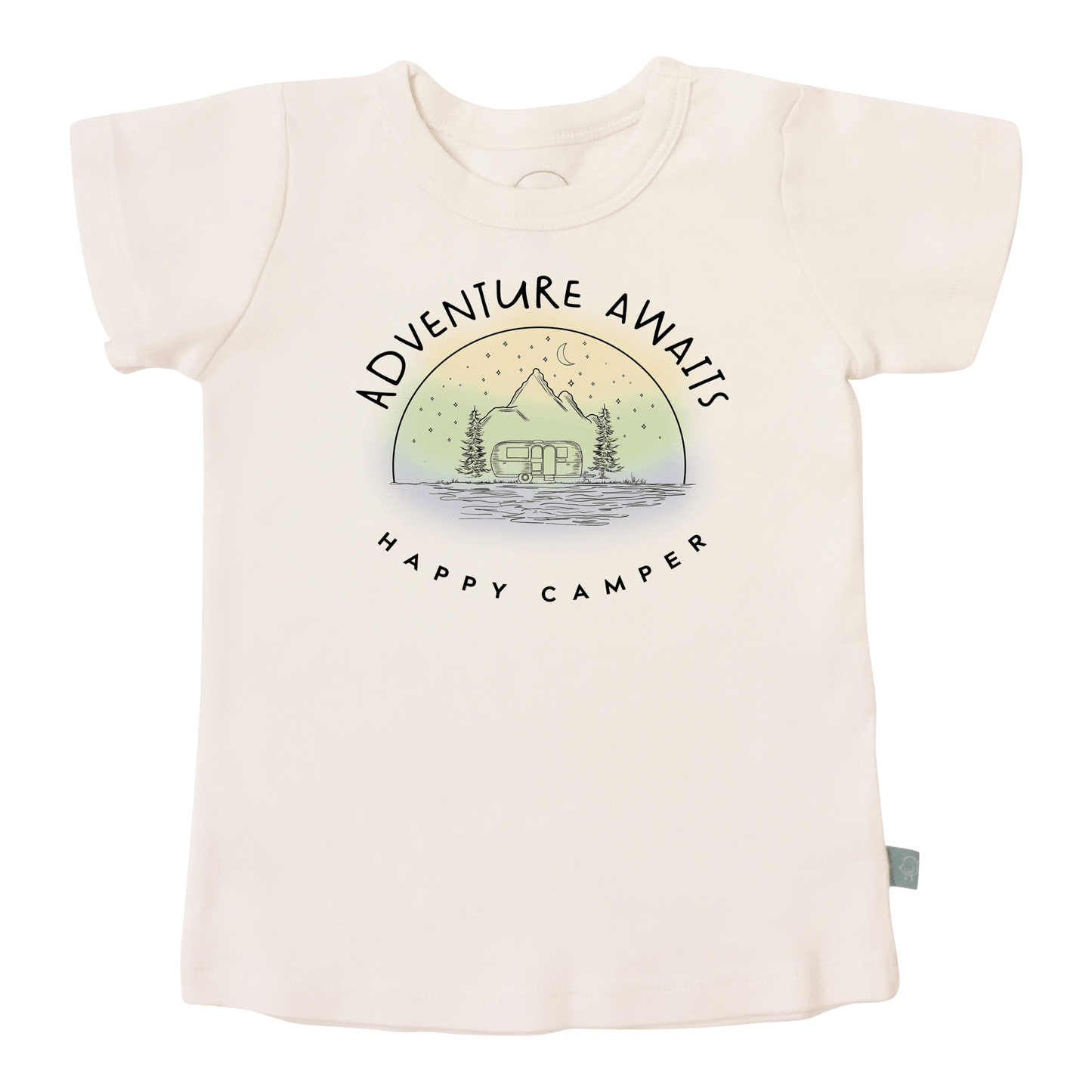Baby graphic tee | happy camper finn + emma
