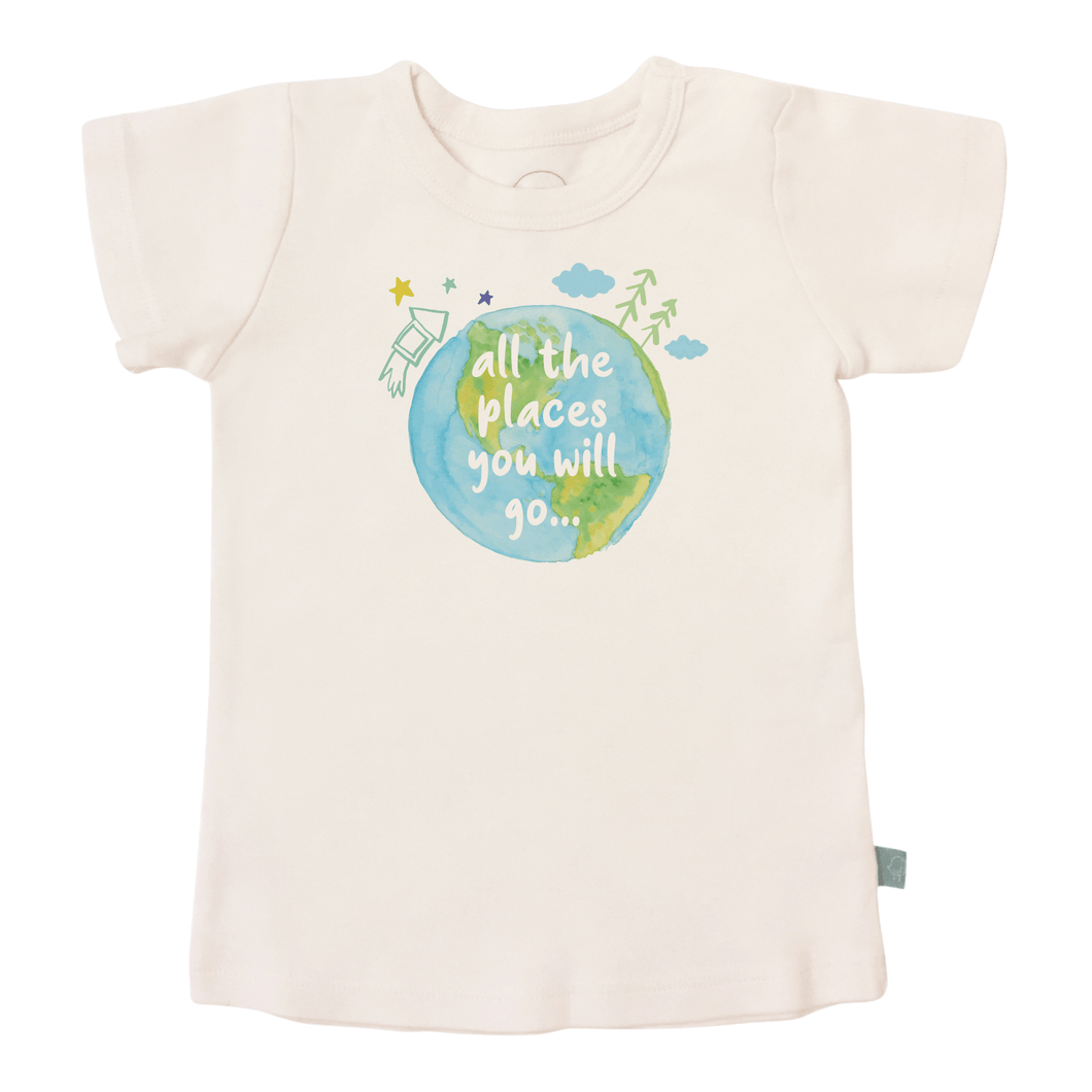 Baby graphic tee | places you will go finn + emma