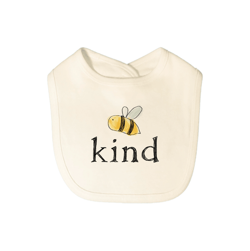 Baby graphic bib | bumble bee kind finn + emma