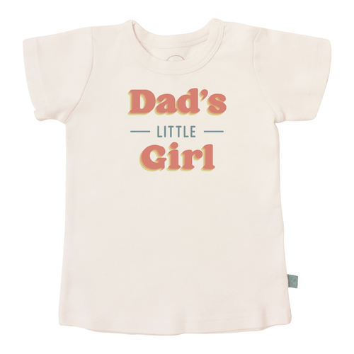 Baby graphic tee | dads little girl finn + emma