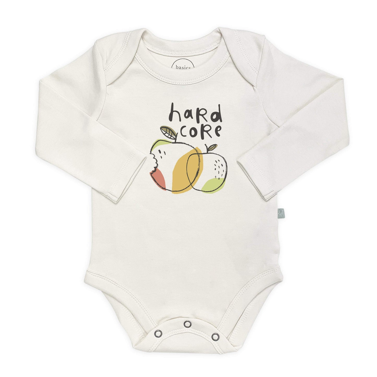 Baby graphic bodysuit | hard core (long sleeve) finn + emma