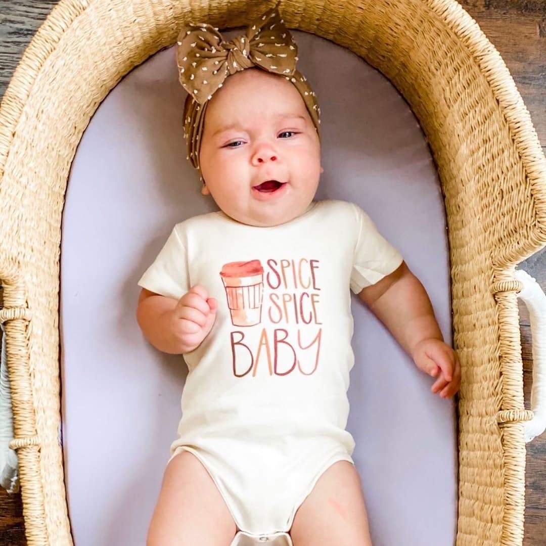 Baby graphic bodysuit | spice spice baby finn + emma
