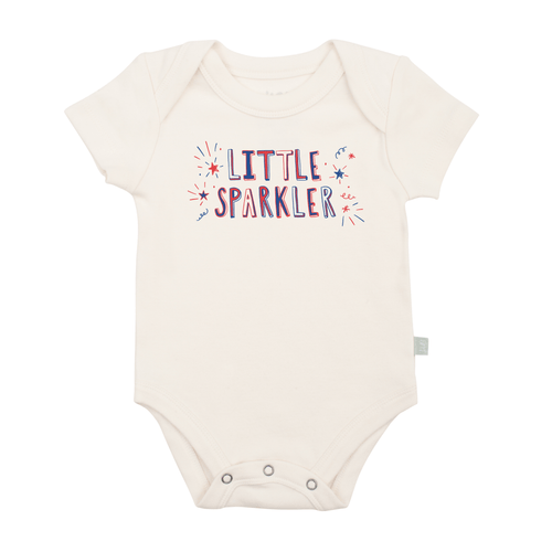 Baby graphic bodysuit | little sparkler finn + emma