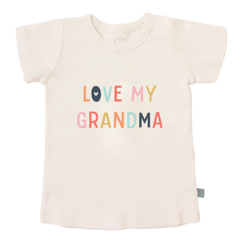 Baby graphic tee | love grandma finn + emma