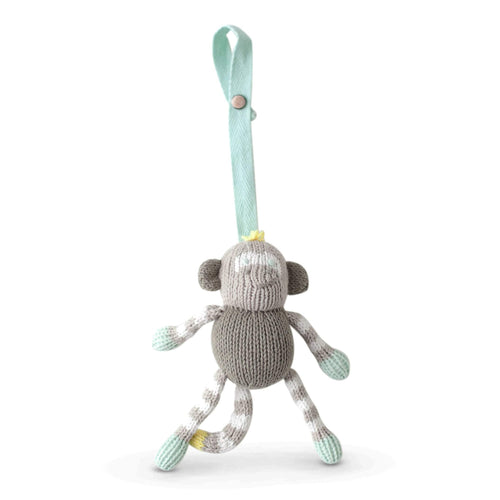 Baby knit stroller toy | theo the monkey finn + emma