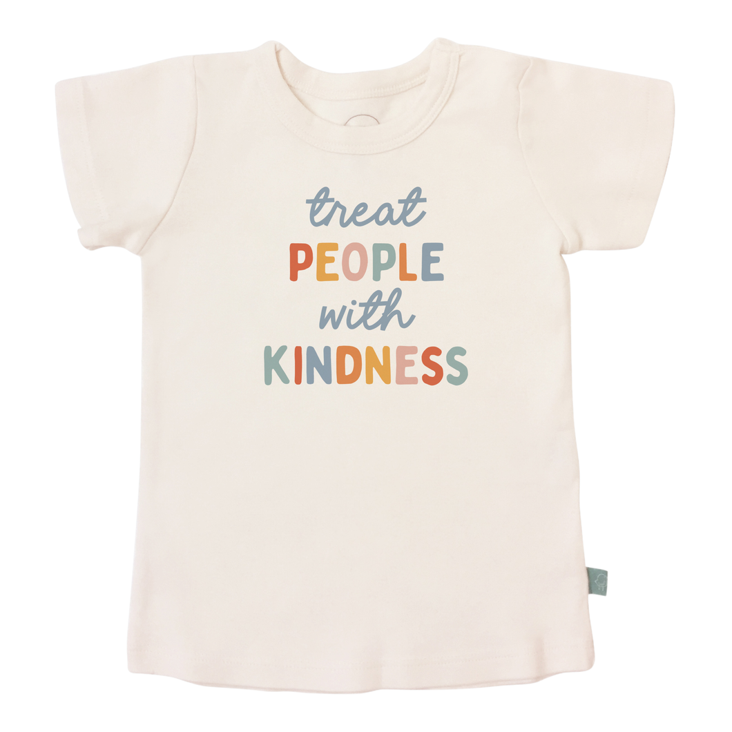 Baby graphic tee | treat people with kindness finn + emma