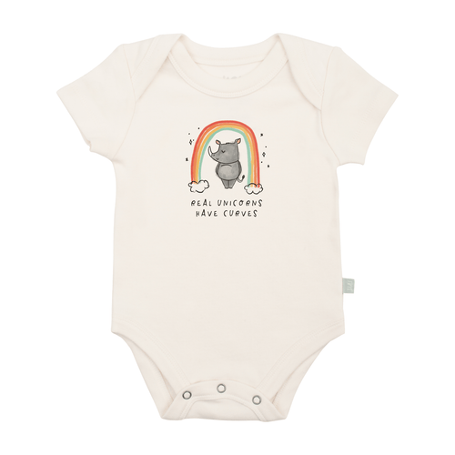 Baby graphic bodysuit | unicorn curves finn + emma