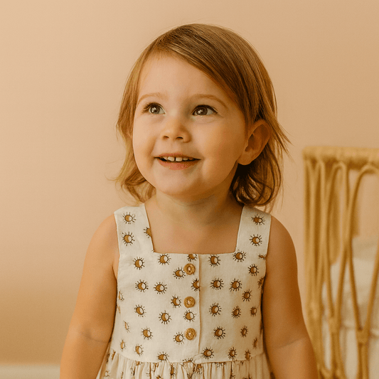 girl in a sundress