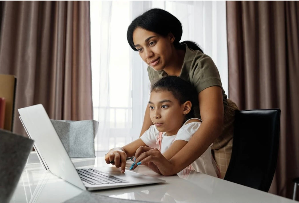 mom and student