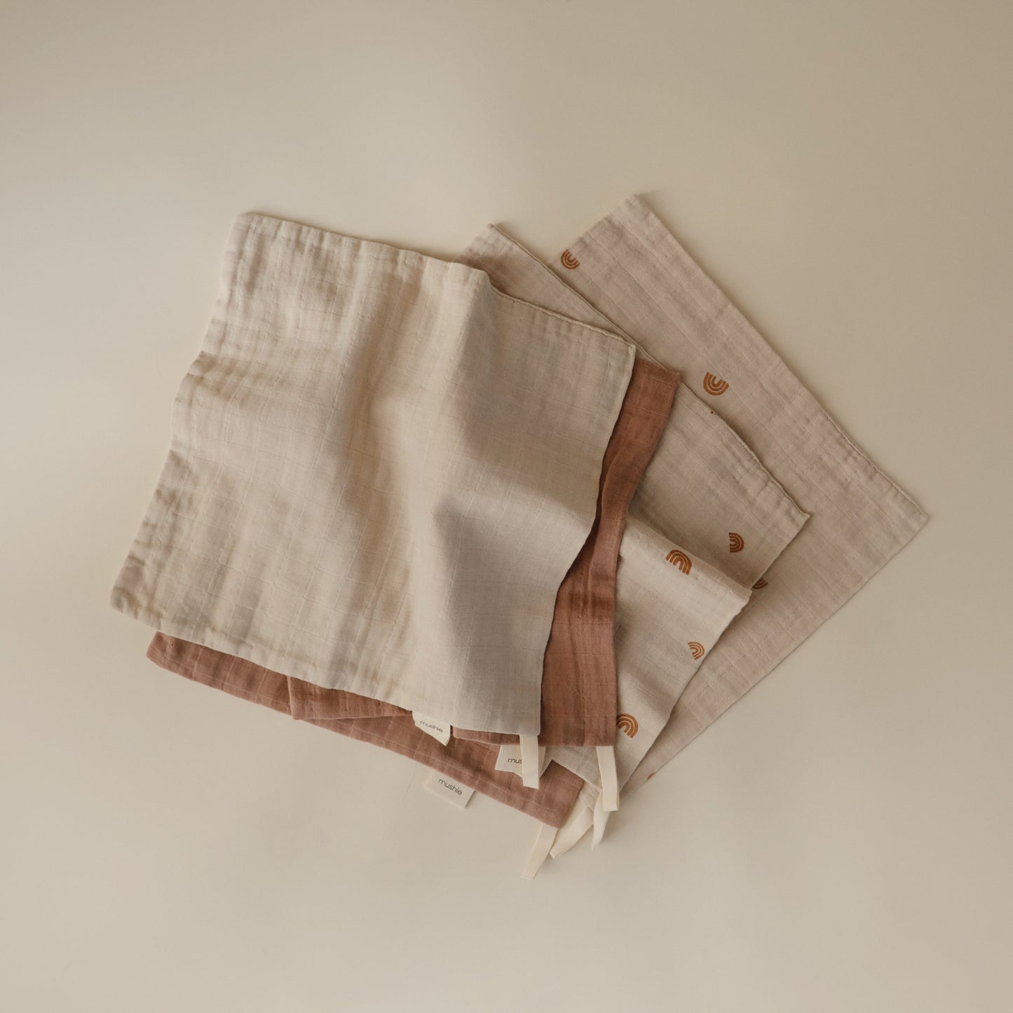 Baby Muslin Cotton Washcloth Mushie