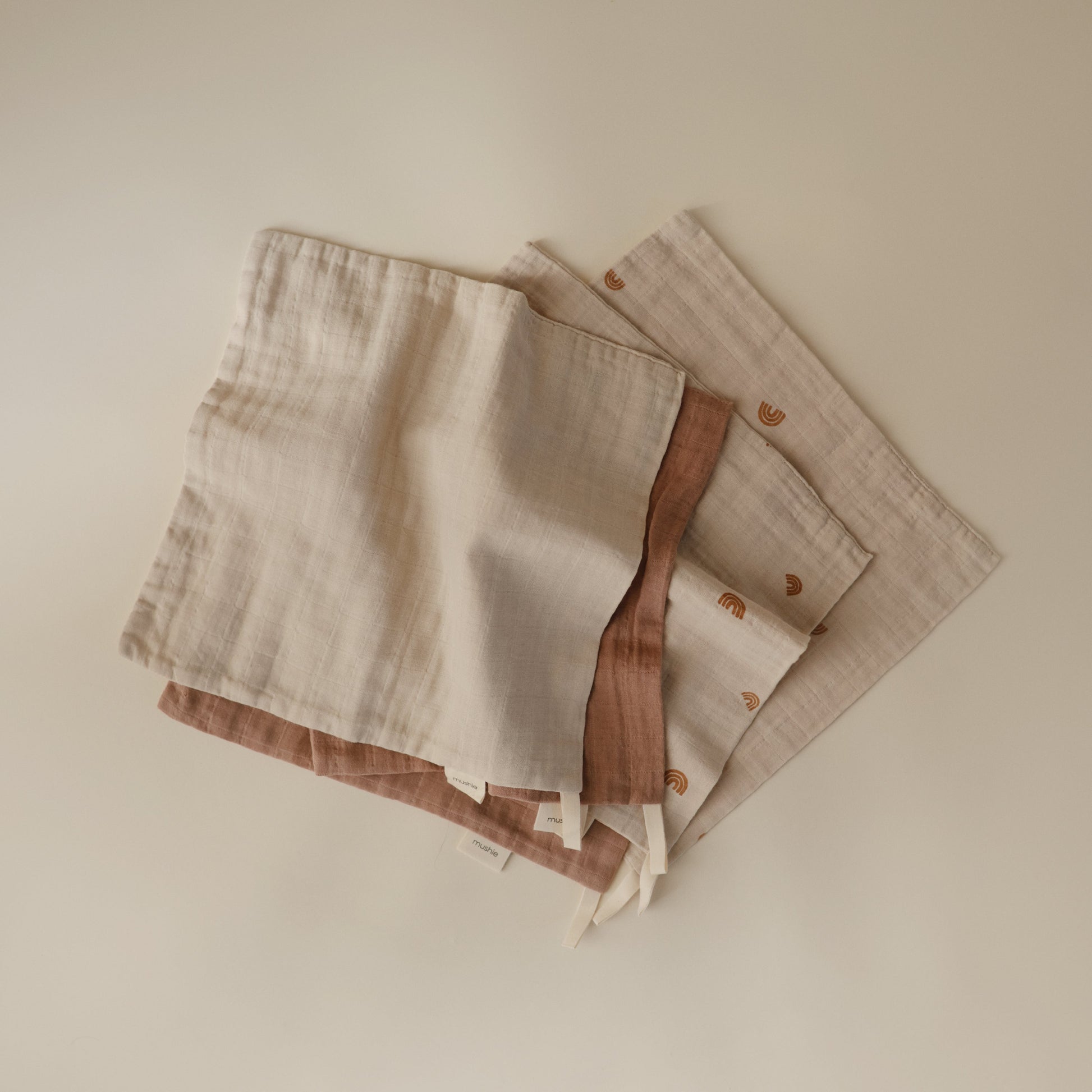 Baby Muslin Cotton Washcloth Mushie