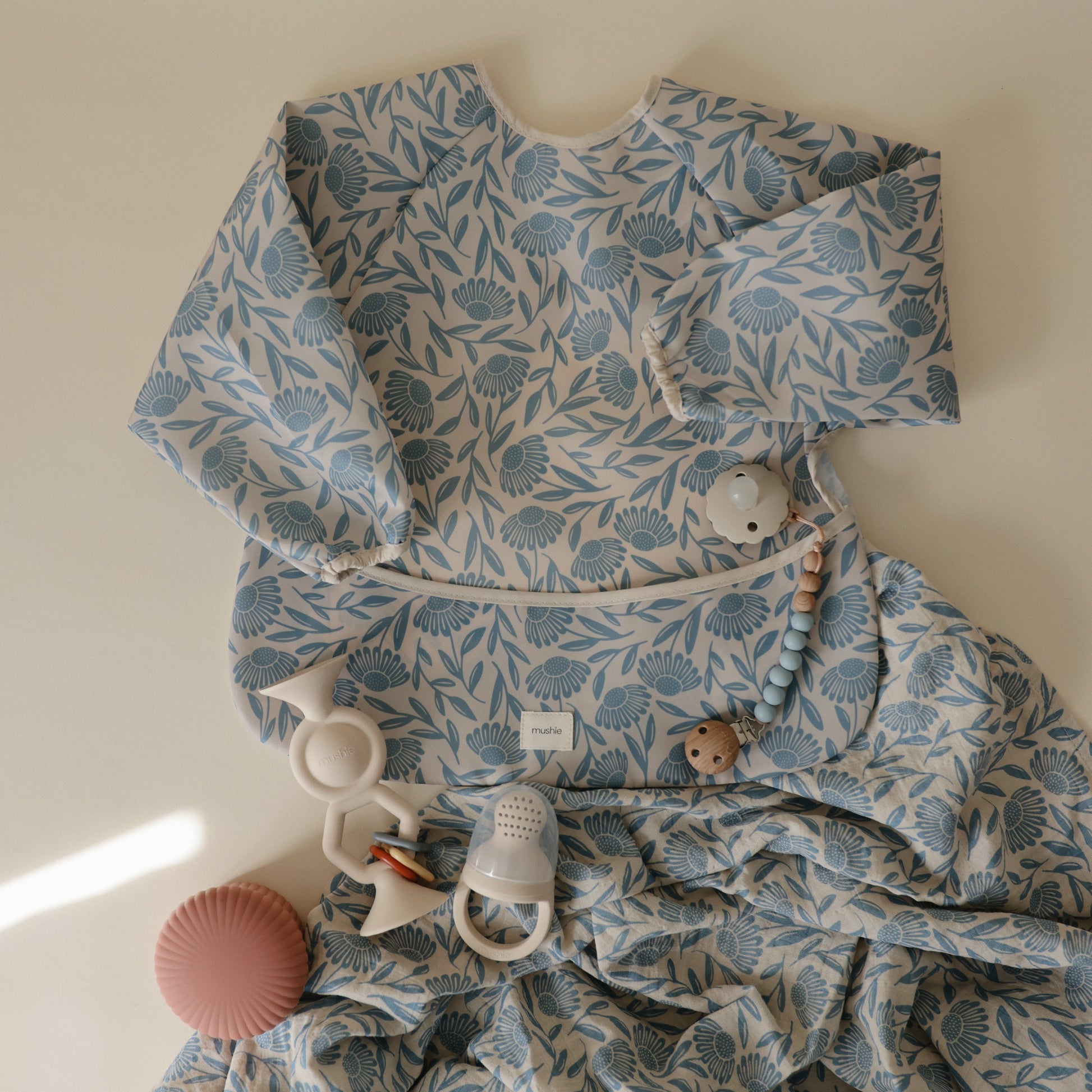 Baby Organic Cotton Muslin Swaddle Blanket Mushie