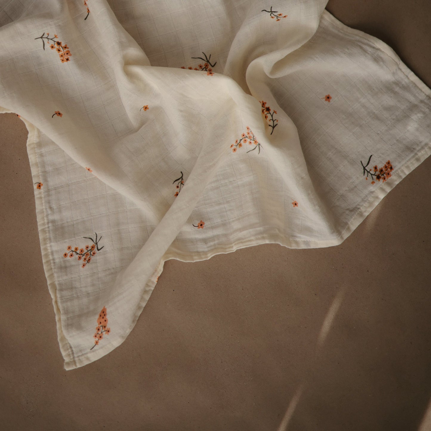 Baby Organic Cotton Muslin Cloths 3-Pack Mushie