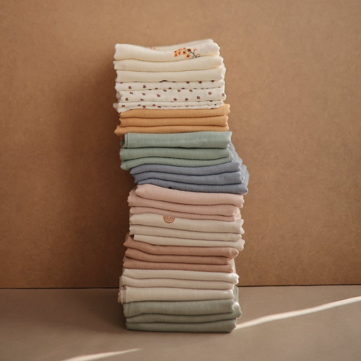 Baby Organic Cotton Muslin Cloths 3-Pack Mushie