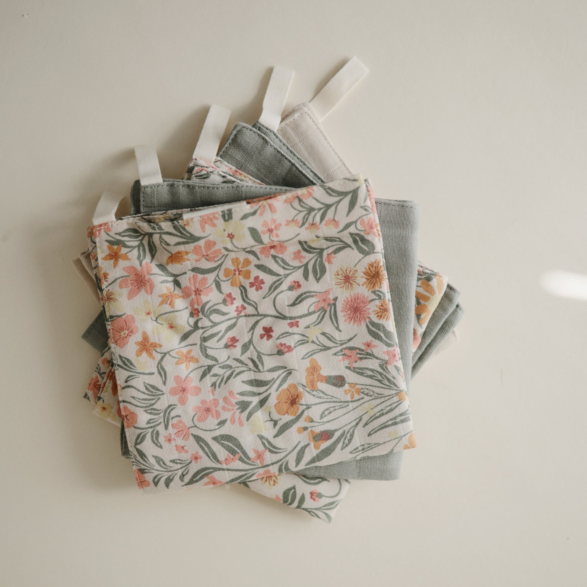 Baby Muslin Cotton Washcloth Mushie