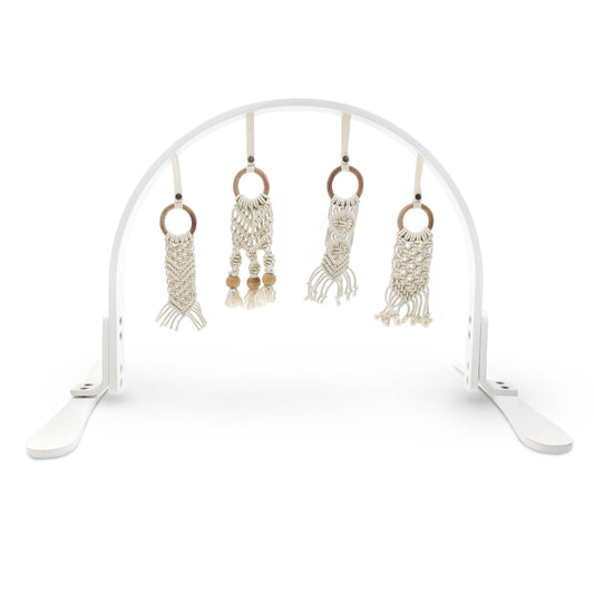 Baby Macrame Lounge Mat & Play Gym Bundle finn + emma